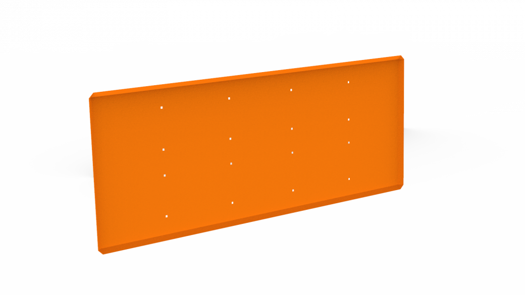 Finition plate pour moule 150 x 60