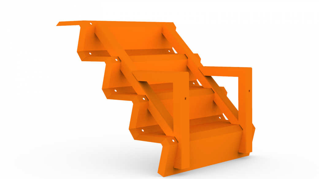 Réservation escalier pour moule 60 x 60