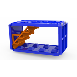 Réservation escalier pour moule 80 x 80