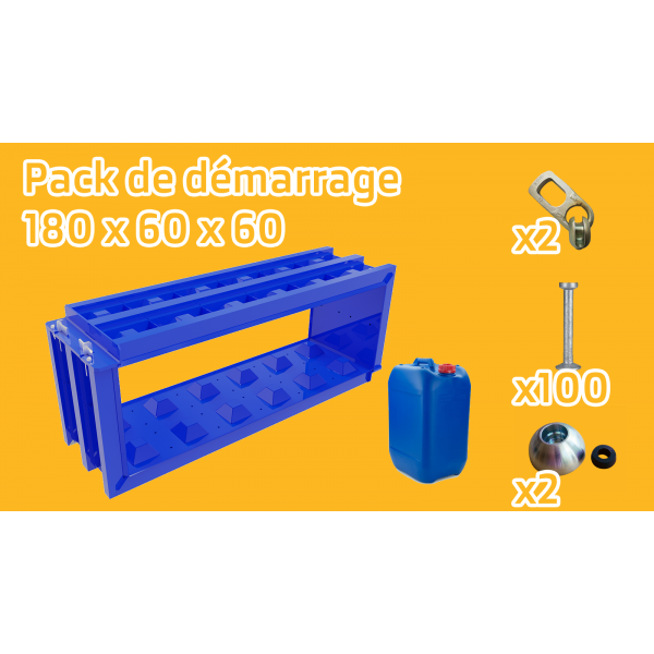 Pack moule 180x60x60