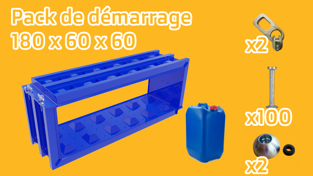 Pack de démarrage 180 x 60 x 60