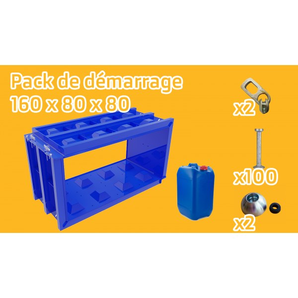 Pack moule 160x80x80