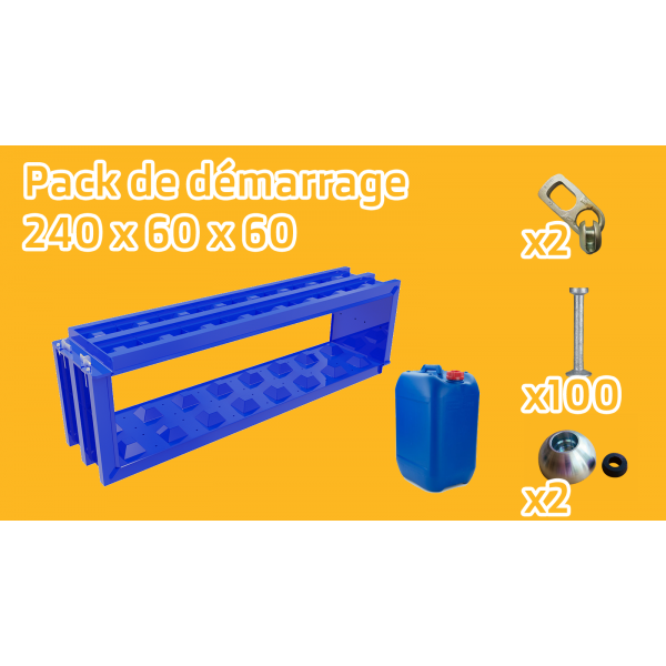 Pack moule 240x60x60