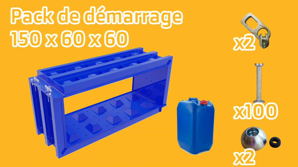 Pack de démarrage 150 x 60 x 60