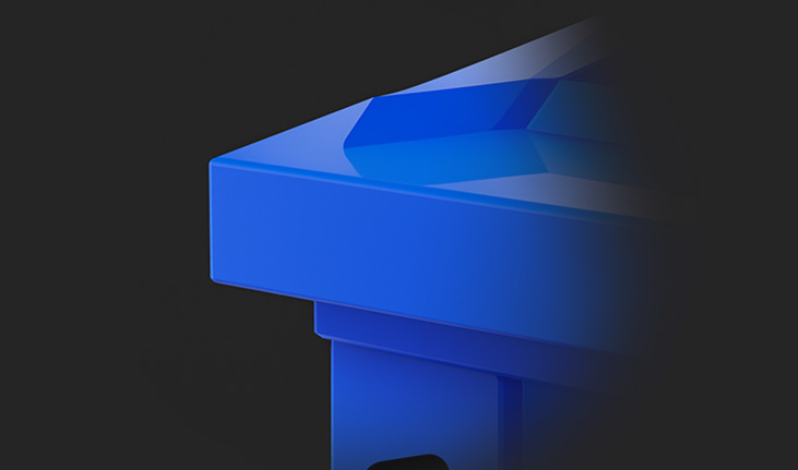 Angles pliés soudés assurant un angle de 90°